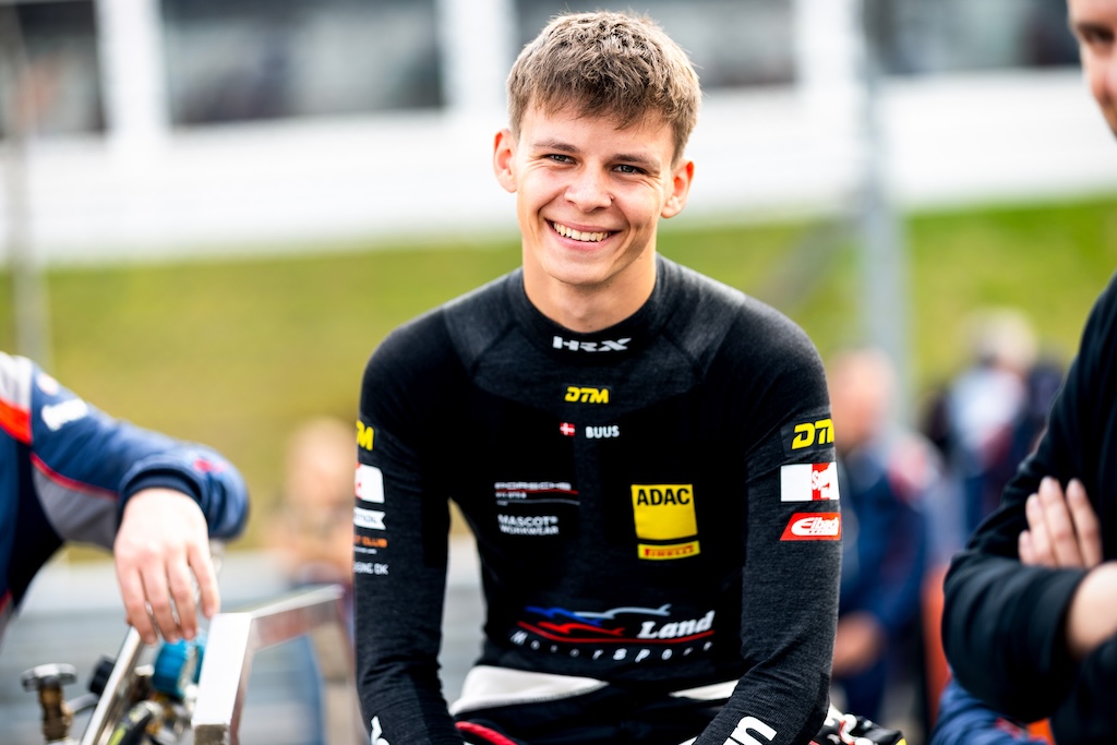 Bastian Buus tog sats i svær DTM-weekend på Sachsenring.
(Foto: Land-Motorsport)